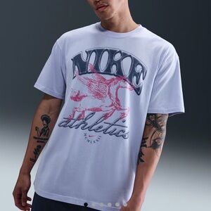 NIKE T-SHIRT MENS SZ XL PURPLE GRAPHIC SHORT SLEEVE loose fit Pegasus